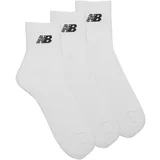 New Balance Športne nogavice EVERYDAY ANKLE SOCKS 3 PACK Bela