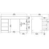 P & B PISALNA MIZA leseni material barve hrasta | Shoptok.si