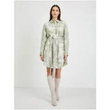 Guess Green Batik Shirt Dress Shonda - Women