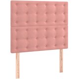 Box spring krevet s madracem ružičasti 90x190 cm baršunasti | shoptok.hr