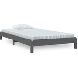 LEŽAJ sivi 75x190 cm od masivne borovine | shoptok.hr