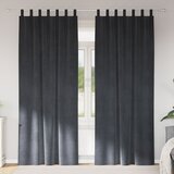 vidaXL Zavjese Svjetlosive Poliester 140 x 245 cm Dekorativne zavjese | shoptok.hr