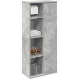 vidaXL Kupaonski ormarić s držačem za role boja betona 39x22x90 cm | shoptok.hr