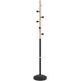  Stalak za kapute crni 177 cm od željeza obloženog prahom | shoptok.hr