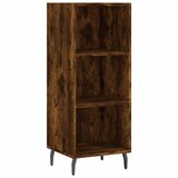  Komoda boja dimljenog hrasta 34,5x32,5x90 cm konstruirano drvo | shoptok.hr