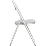  Sklopiva stolica 2 pcs Bijeli 48 x 43,5 x 81 cm Lažna koža | shoptok.hr