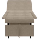  Sofa postelja Taupe 194 x 67 x 82 cm Mikrovlakna, (5000138559) | Shoptok.si