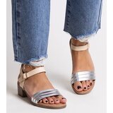 D/CEO Black sandals on a block heel Millo | Shoptok.si