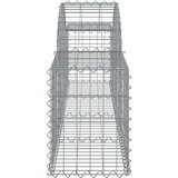  Lučne gabionske košare 6 kom 200x30x40/60 cm pocinčano željezo | shoptok.hr