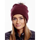 Wool Fashion Italia Cap-AT-CZ-171701.37-burgundy | Shoptok.si