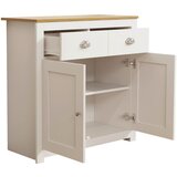 MID.YOU Komoda Balusa L, Bela, Barva Hrasta | Shoptok.si