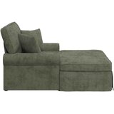  Ležaljka s suknjom s jastukom Zelena 157 x 91 x 91 cm ARES | Eponuda.com