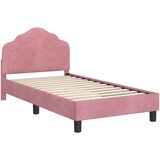  Krevet za djecu s uzglavljem Ružičasta 80 x 160 cm Baršun | shoptok.hr