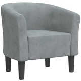 The Living Store Fotelj temno siv žamet - Fotelj, (21449305) | Shoptok.si