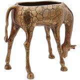 vidaXL Žirafasto ledenko Medeninasto Aluminij 49 x 22 x 39 cm | Shoptok.si