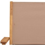  7-dijelni vrtni blagovaonski set smeđesiva od tkanine i drva | shoptok.hr