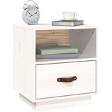 vidaXL noćni ormarići 2 kom bijeli 40 x 34 x 45 cm od masivne borovine | shoptok.hr