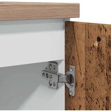 vidaXL Spodnja omarica za umivalnik star les 80x46x81,5 cm inž. les | Shoptok.si