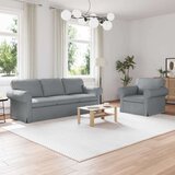 SOFA 2 pcs Svijetlo siva Metal | shoptok.hr