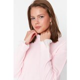 Trendyol Pink Sleeve Pearl Detailed Knitwear Sweater Cene