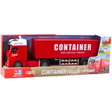  Transport Truck With Container Lights Sounds Red | shoptok.hr