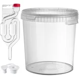 Fermentacijska posoda 33L vedro za vino, liker, pivo, jabolčnik + plutasta tuba, (5000355463)