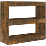 Maison Chic Knjižna omara - Knjižni regal dimljeni hrast 80x30x72 cm iverna plošča, (21724768) Cene