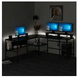 Hanah home Hanah kućni radni sto Greta RGB, crni | Eponuda.ba