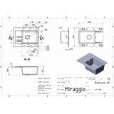 Miraggio Bodrum 650 sand s sifonom | shoptok.hr