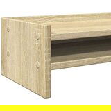 vidaXL Stojalo za ekran sonoma hrast 42x24x16 cm iverna plošča | Shoptok.si