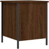  The Living Store Klop za shranjevanje rjavi hrast 40x42,5x50 cm inženirski les - Klop S Prostorom Za Shranjevanje, (21448394) | Shoptok.si