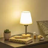  Brilagi - Stona lampa NUBILA WOOD 1xE27/25W/230V hrast/krem | Eponuda.com