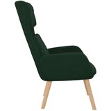  Stol za sproščanje temno zelen žamet, (20934900) | Shoptok.si