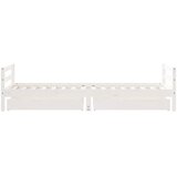  Okvir za dječji krevet s ladicama bijeli 90 x 200 cm borovina | shoptok.hr