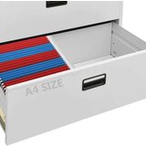 vidaXL Ormarić za spise svjetlosivi 90 x 46 x 164 cm čelični | shoptok.hr