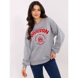 My Red Lips Sweatshirt-EM-BL-617-15.51P-light gray | Shoptok.si