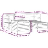  5-dijelni set vrtnih sofa od impregnirane borovine | shoptok.hr