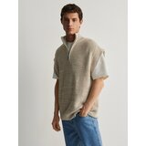 Reserved - Pleteni prsluk - krem | shoptok.hr
