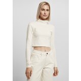 UC Ladies Women's Organic Cropped Turtelneck Long Sleeve White Sand Cijene