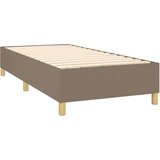 Box spring postelja z vzmetnico taupe 90x200 cm blago, (20893158) | Shoptok.si