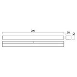  Redo 01-2330 - LED osvetljenje za kupatilsko ogledalo TASK LED/18W/230V 90 cm IP44 hrom | Eponuda.com