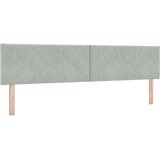  Krevet s opruga kutije Svijetlo siva 200 x 200 cm Baršun | shoptok.hr