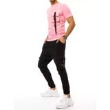 DStreet Dres męski różowo-czarny | Shoptok.si