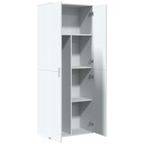 Visoka komoda bijela 70x35x180 cm od konstruiranog drva | shoptok.hr