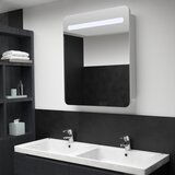vidaXL LED kopalniška omarica z ogledalom 68x9x80 cm, (20580130) | Shoptok.si