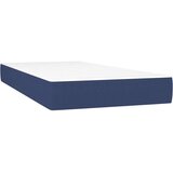 vidaXL Krevet s oprugama i madracem plavi 80x200 cm od tkanine | shoptok.hr