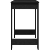 vidaXL Pisalna miza črna 100x45x75 cm inženirski les | Shoptok.si