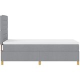  s opruga kutije Svijetlo siva 80 x 200 cm tkanina | shoptok.hr