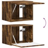  Set omare za televizijo na steni 4 pcs Dimljeni oreh, (5000132676) | Shoptok.si