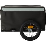 Prikolica za bicikl crno-siva 30 kg željezna | shoptok.hr